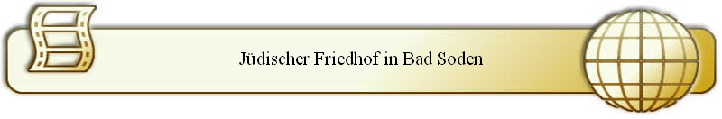 J�discher Friedhof in Bad Soden